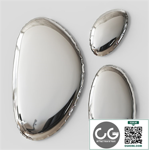 Abstract mirror Tafla O by Zieta