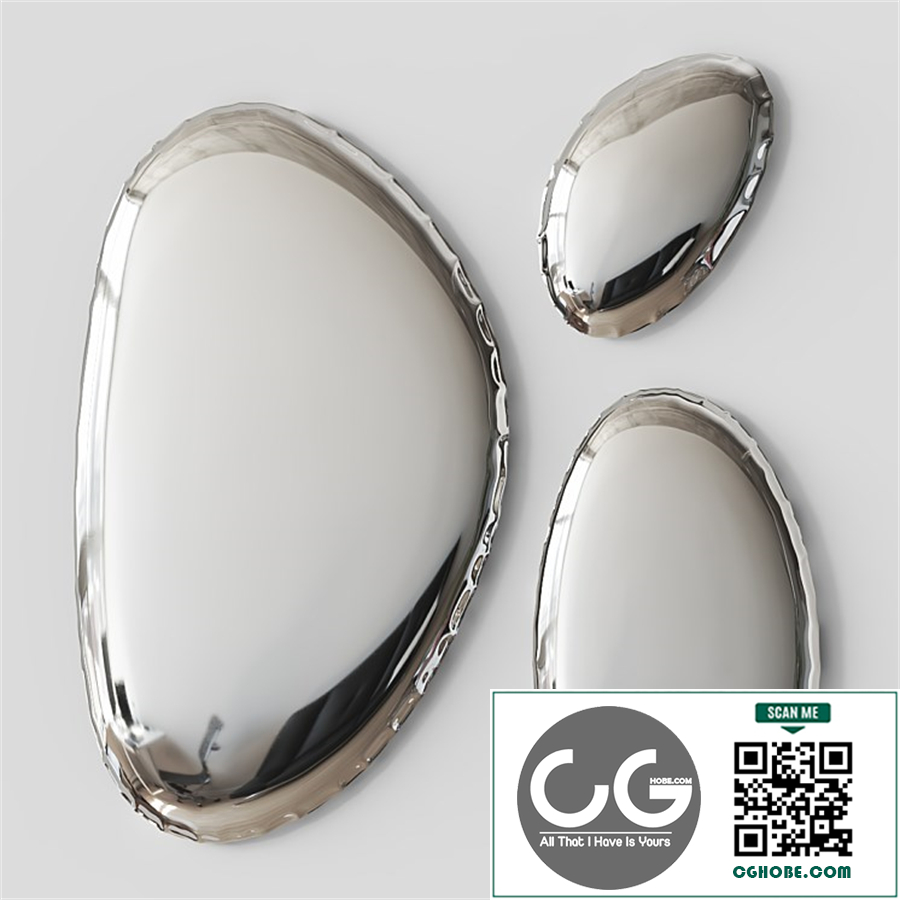 Abstract mirror Tafla O by Zieta