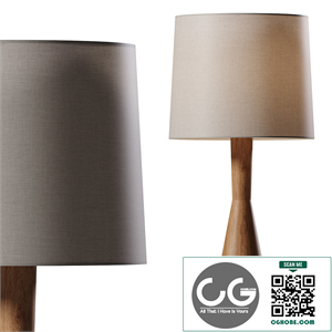 Nala Mango Wood Table Lamp