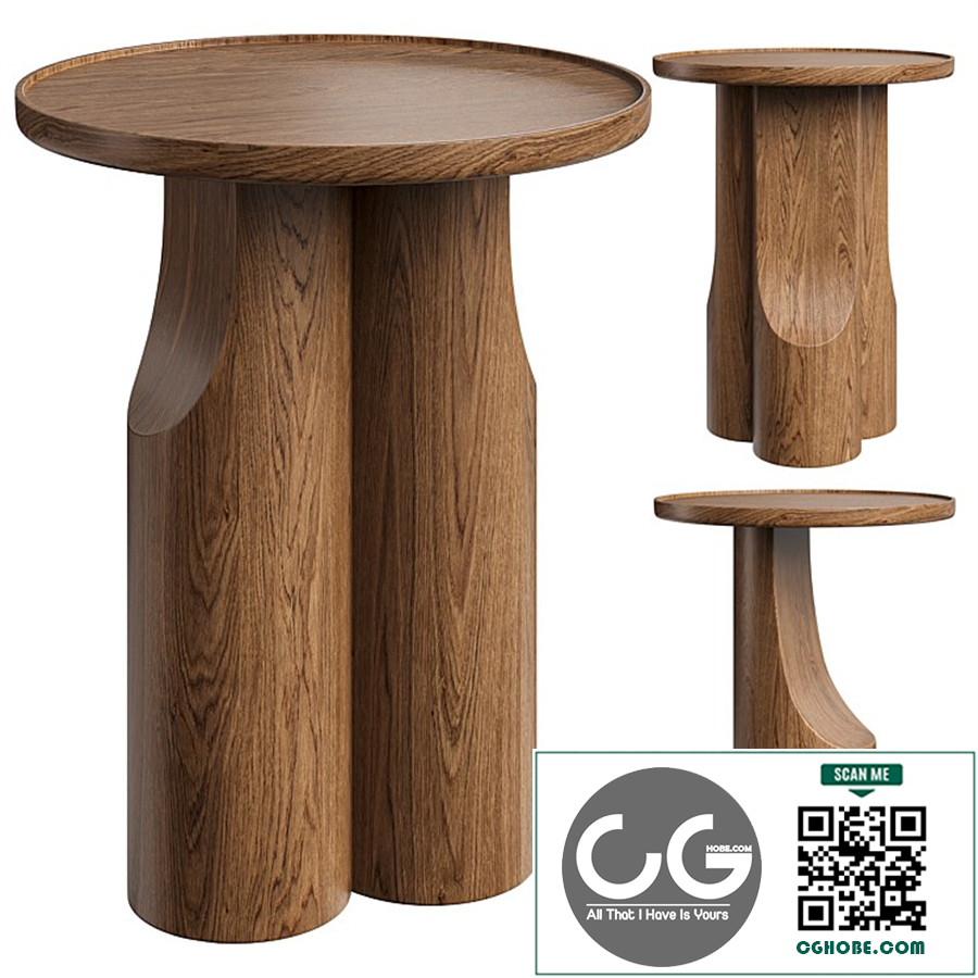 Walnut sofa table, Stigido AM.PM