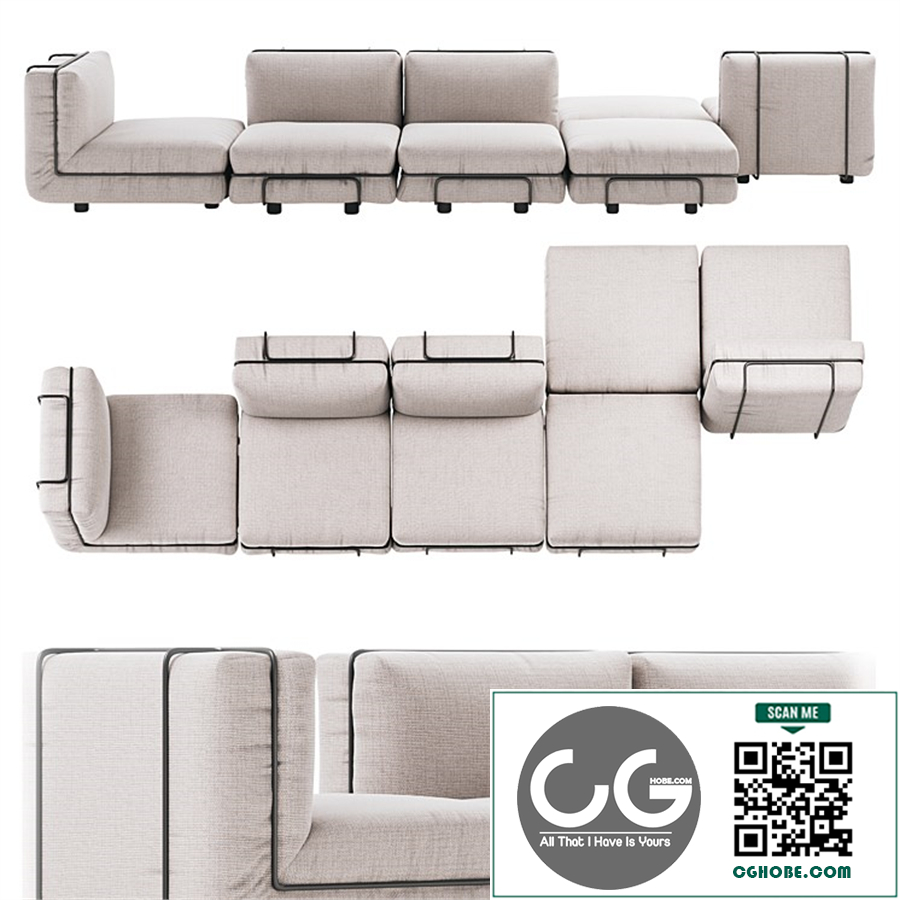 Modular sofa Karakter GB Lounge