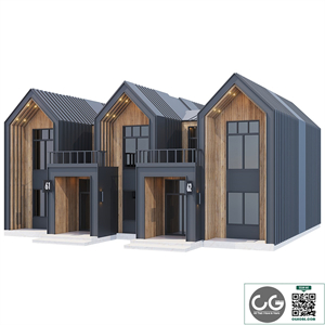 A frame Mountain House Frame Barn