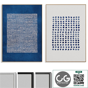 Abstract Painting Frame set 092