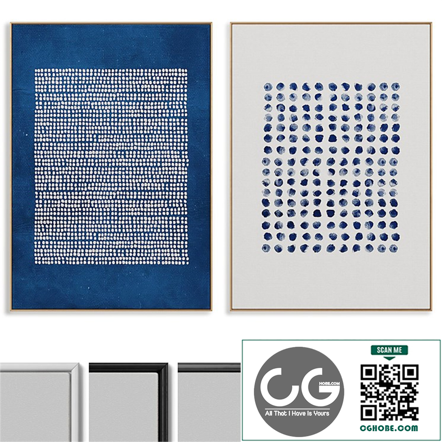 Abstract Painting Frame set 092