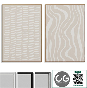 Abstract Painting Frame set 098