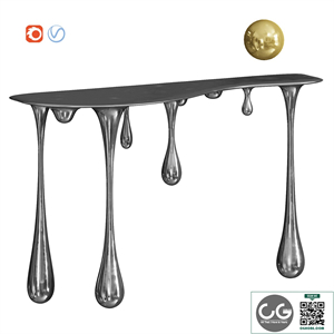 Melting Gold/Silver Console Zhipeng Tan