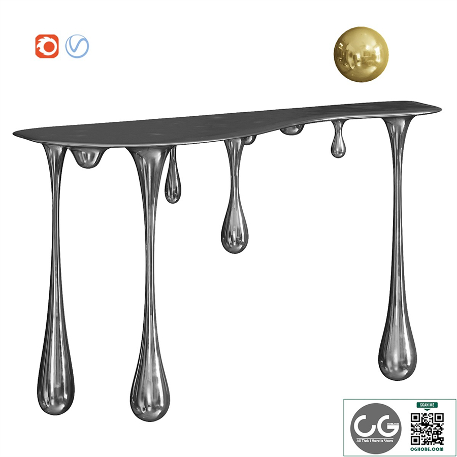 Melting Gold/Silver Console Zhipeng Tan