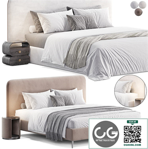 Forssa bed by Mononova