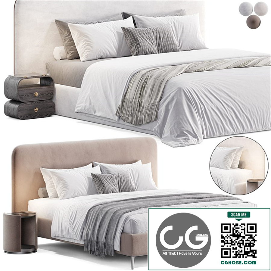 Forssa bed by Mononova