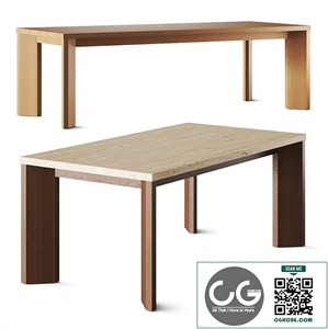 CB2 Sydney Rectangular Dining Table