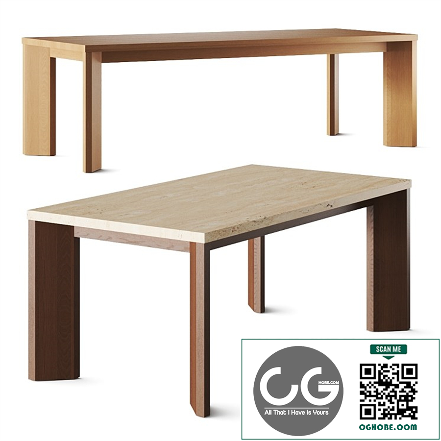 CB2 Sydney Rectangular Dining Table
