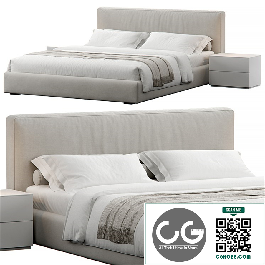 Shabby Bed by InnoConcept