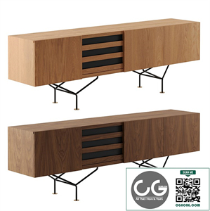 PARAGGI WALNUT CREDENZA by Cb2