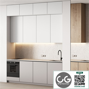 496 modern kitchen 18 minimal wood japandi 01 in 2 options