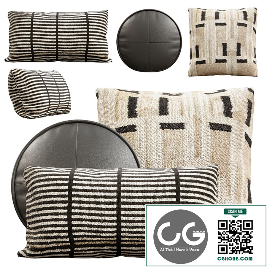 CB2 Throw Pillows Set