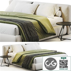 Amos Boucle Bed