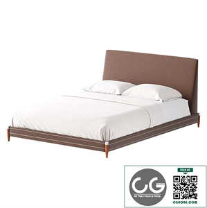 TIBURON MINK UPHOLSTERED QUEEN BEDl
