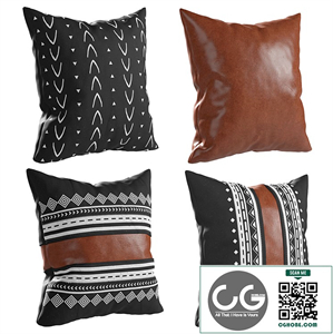 Set of decorative pillows