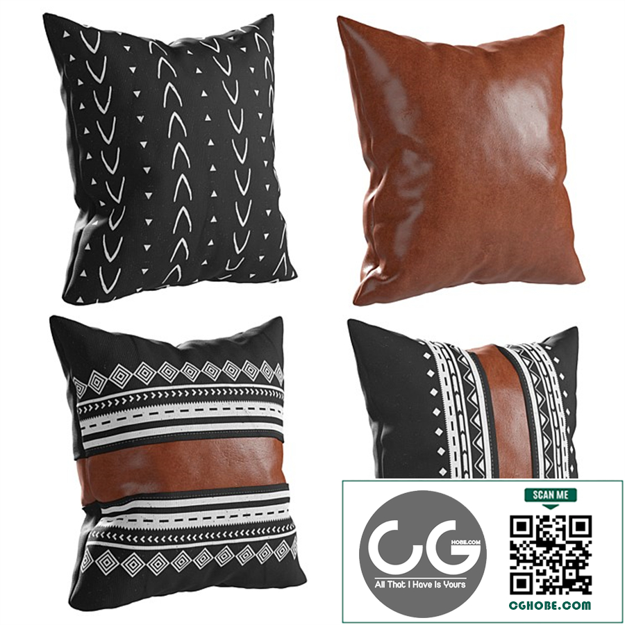 Set of decorative pillows