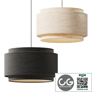 Avery Double Drum by Crate and Barrel