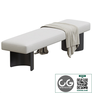 Raelee Metal Legs Bench