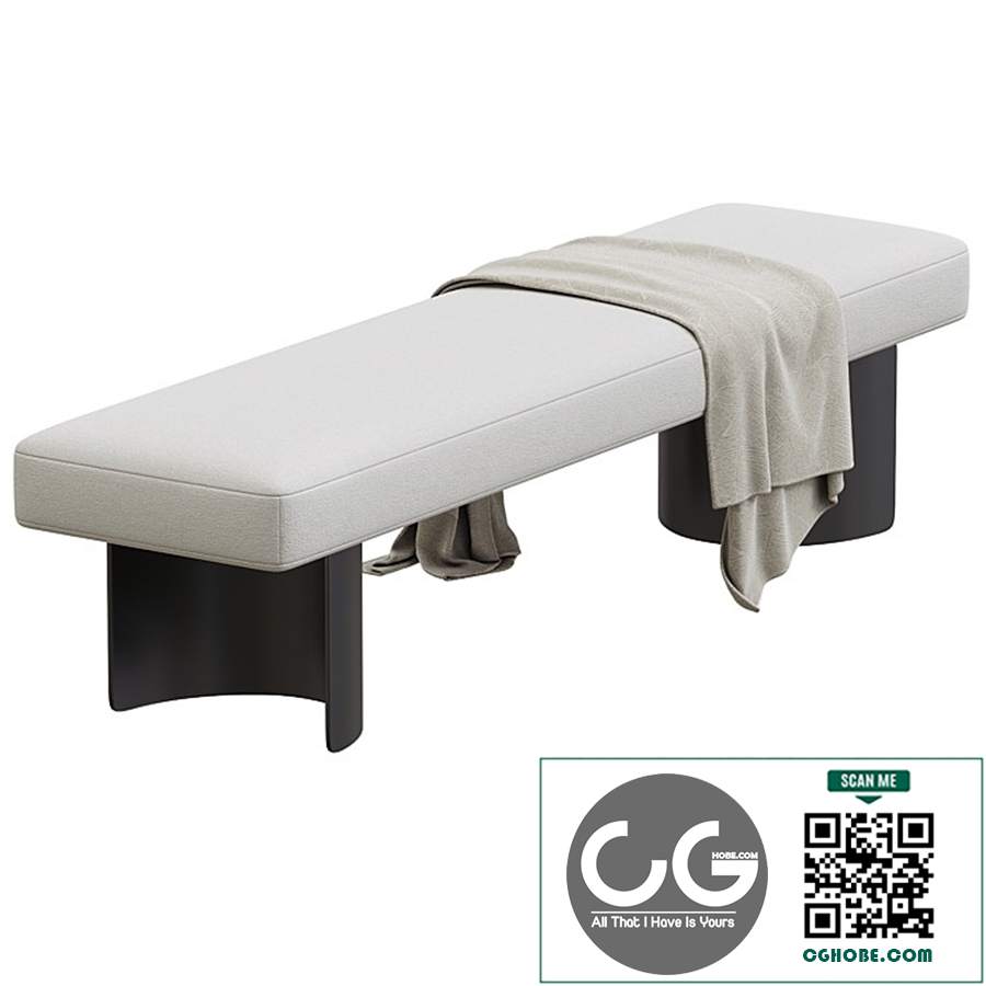 Raelee Metal Legs Bench