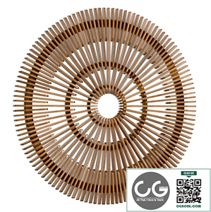 Cerchio Teakwood Wall Frame