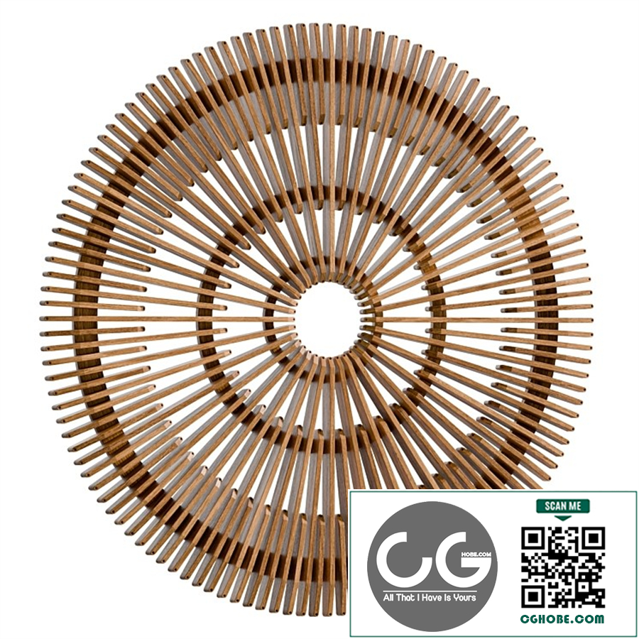 Cerchio Teakwood Wall Frame