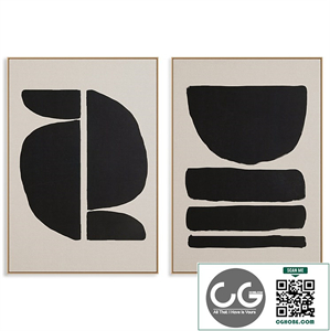 Abstract Painting Frame set 0157