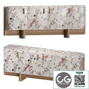 Flora Credenza by Marcin Rusak Studio
