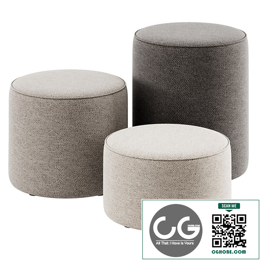 Poufs Camden by Footstools & More