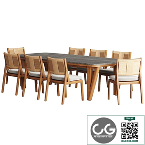 Roc Outdoor Dining Table And Chairs