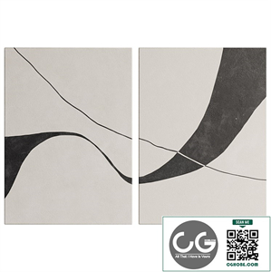 Abstract painting set by Alicia Gimeno