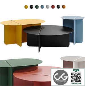 Coffee tables Color by Bas Vellekoop