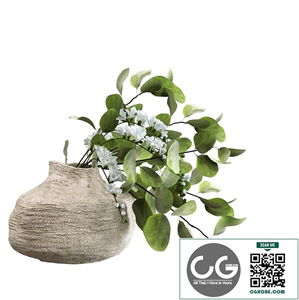 Bouquet of freesia and eucalyptus