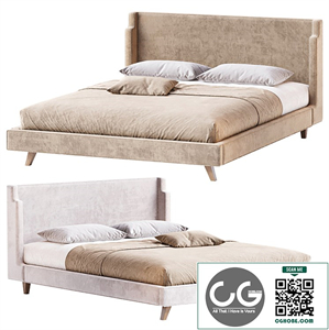 Julia Fabric Queen Bed