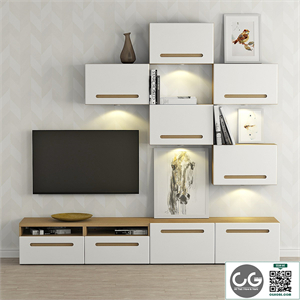 Cabinet for TV and multimedia Ikea BESTO / Besta Marwick.