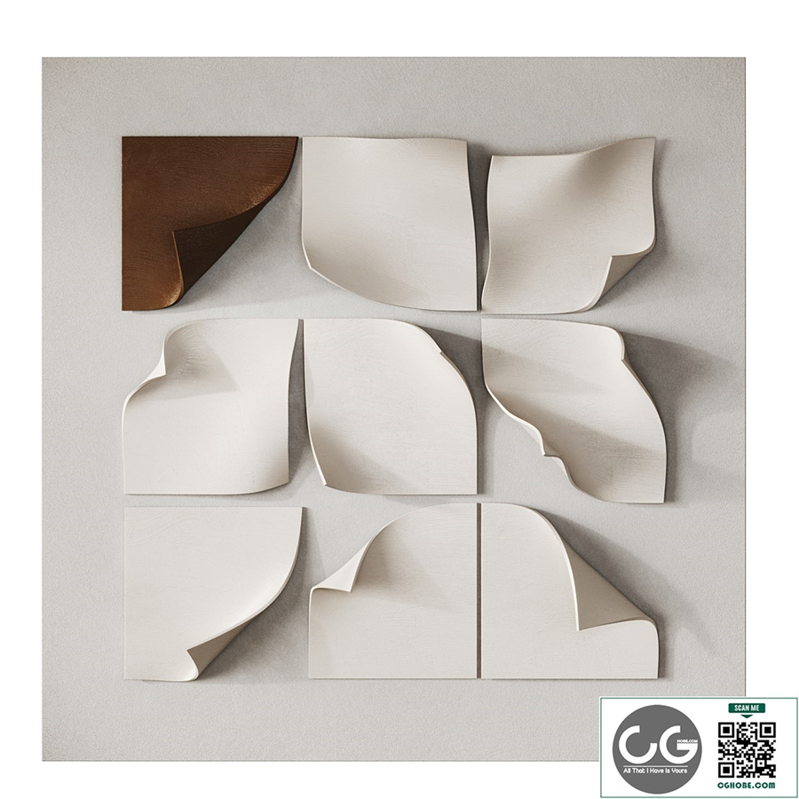 Otis Square 3D Wall Art