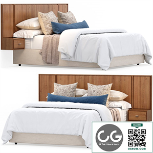 Bedroom furniture set Westelm, with headboard Ericsson