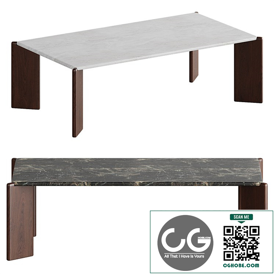 Santoro Rectangular Coffee Table by CB2