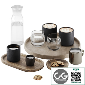 Decorative coffee set