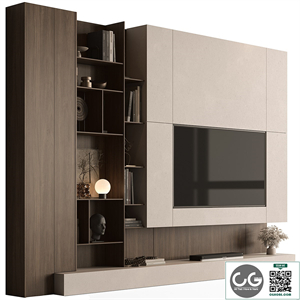 TV Wall Wooden - Set 195