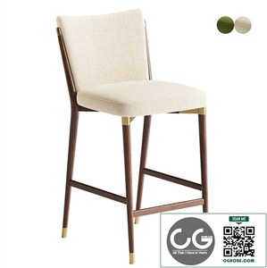 Norrie Fabric Dining Stool