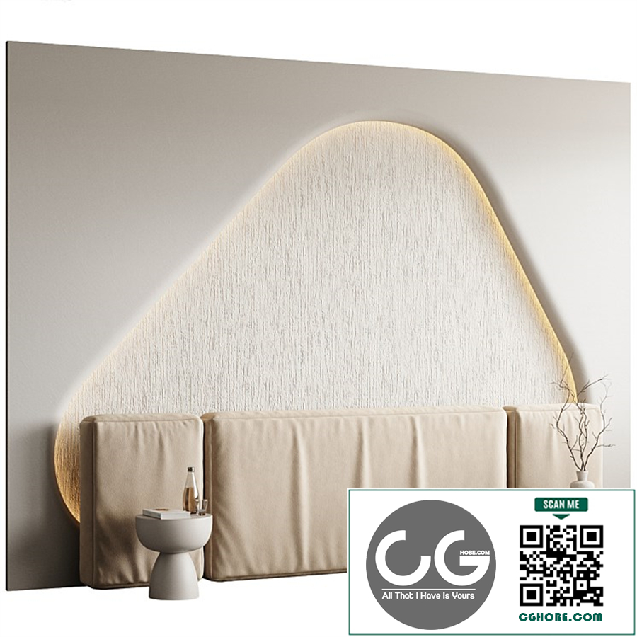 Headboard 3d Wall Panel 58
