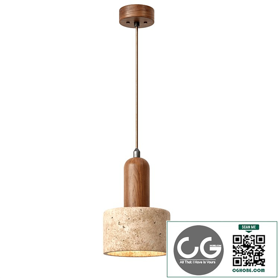 Afralia Wabi Sabi Stone Pendant Light