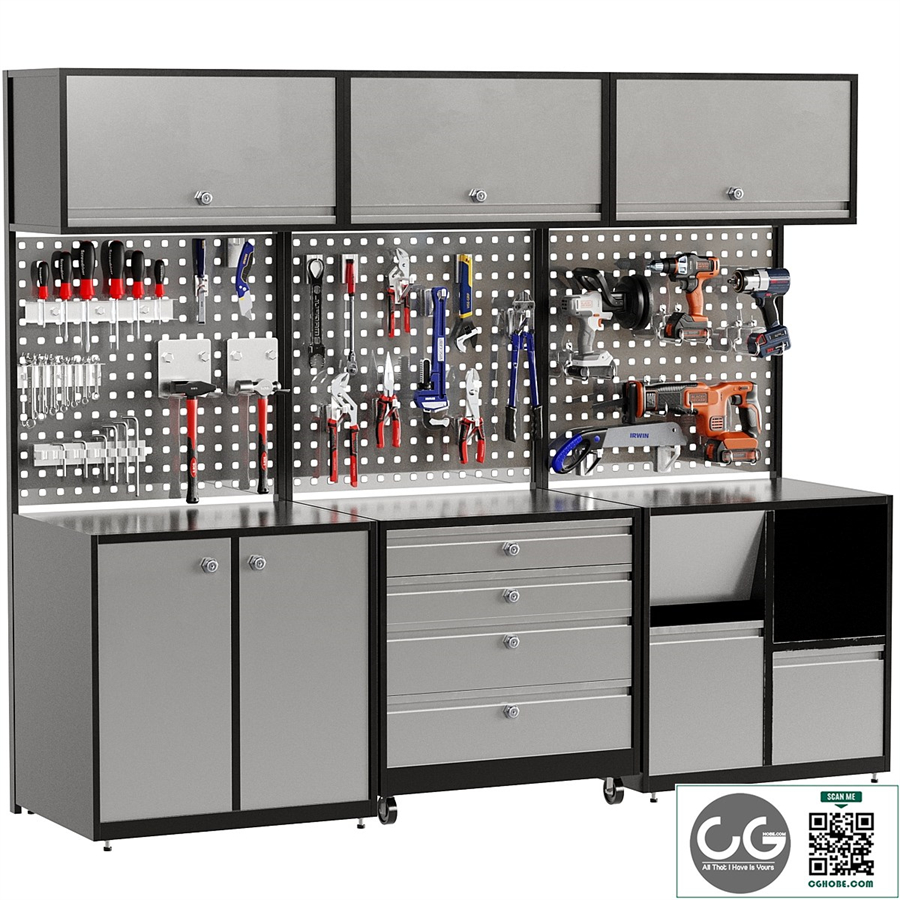 Mechanic Garage Work Set 40 Items