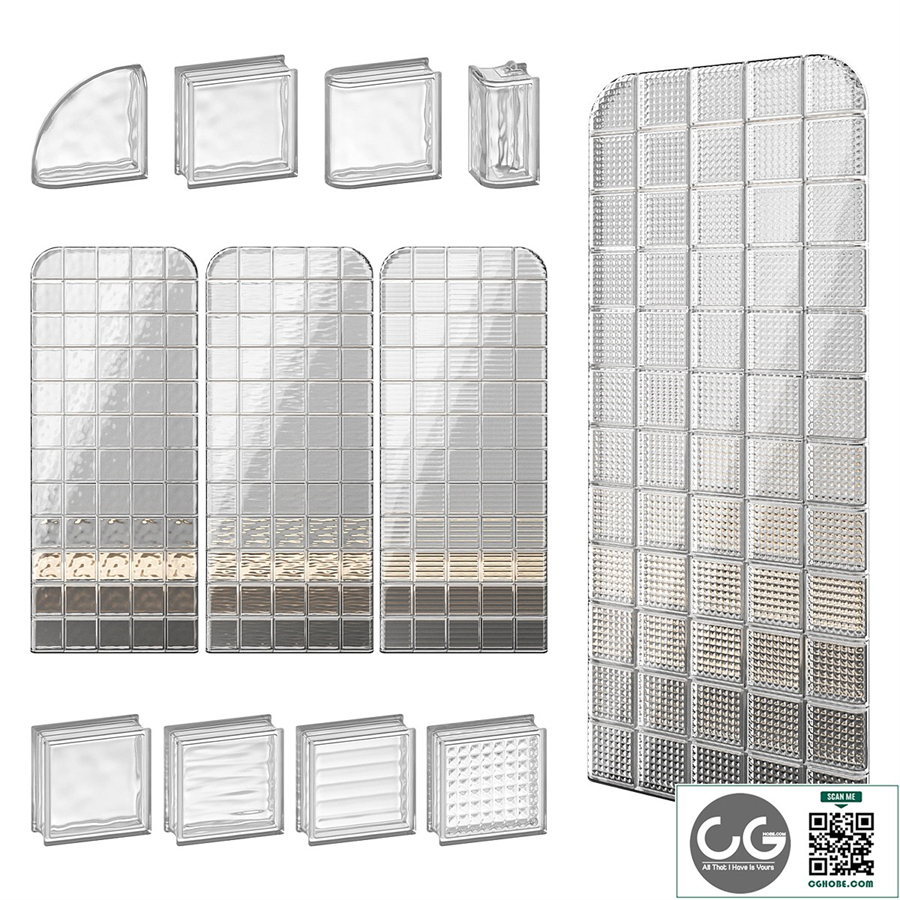 Glass Block Wall 23