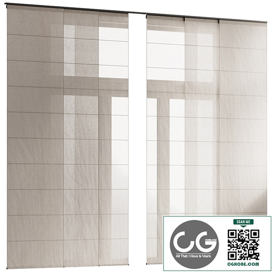 Linen Panel Blind