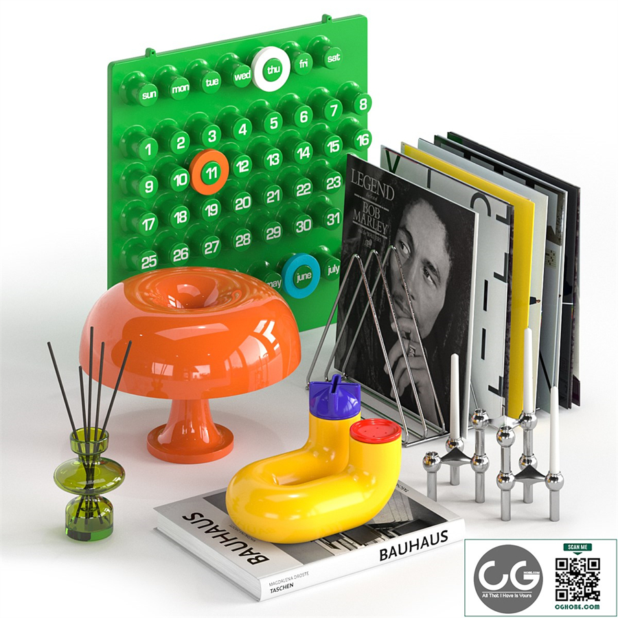 Decorative set_1 Mid century modern
