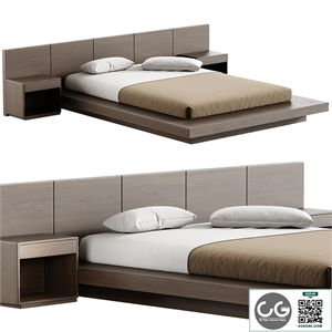 Japandi Style Bed 03